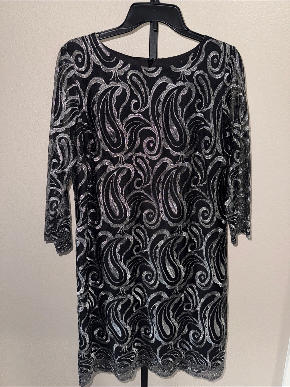 Alex Marie Dress size 10 sheer sleeves